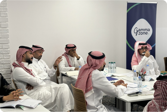 Corporate training facilitator leading experiential workshop