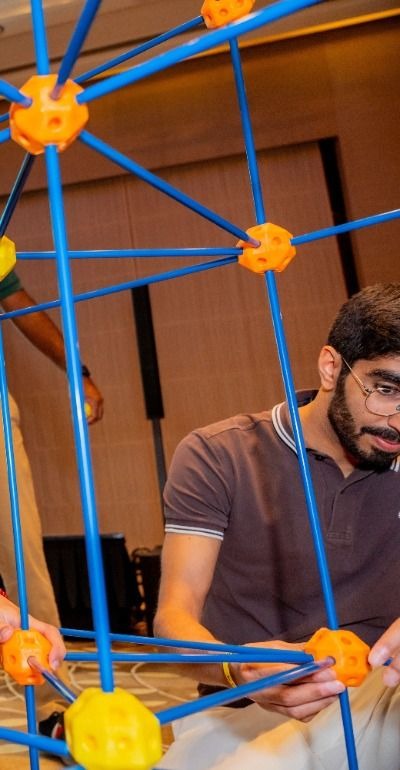 Corporate team in experiential learning workshop with Gamma Zone in KSA & Dubai
