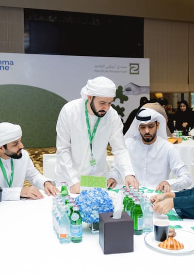 Corporate team in experiential learning workshop with Gamma Zone in KSA & Dubai