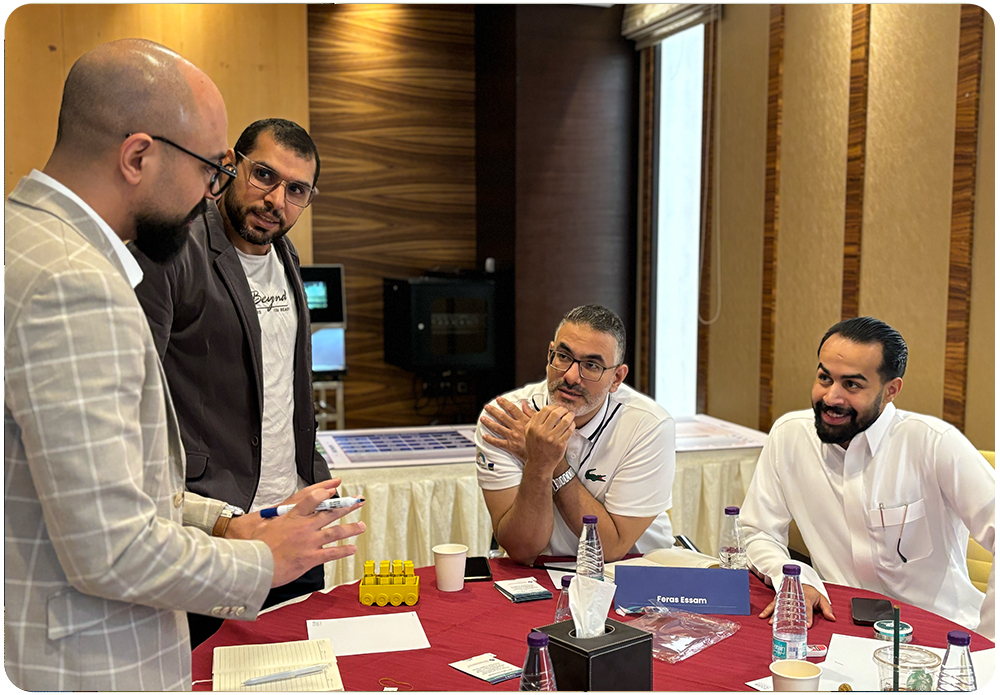 Executives in leadership retreat facilitated by Gamma Zone