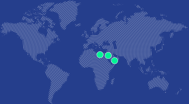 Gamma Zone locations across UAE Saudi Arabia and Egypt